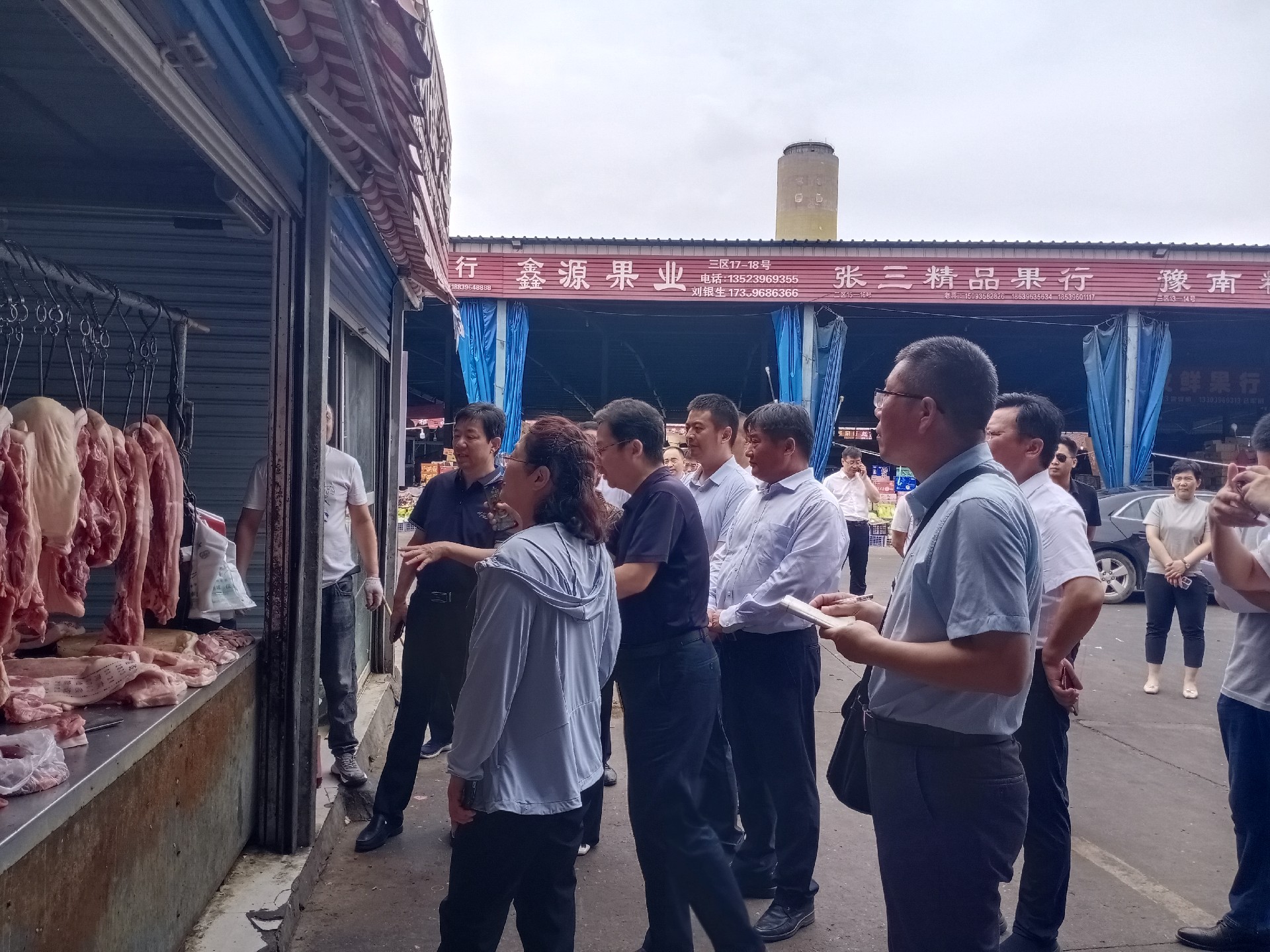 市政府副市长宋庆林到众信市场调研督导巩固卫生城市工作